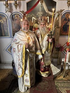 Chancellor - Fr. Ted with Metropolitan Seraphim